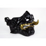 Ghost of Tsushima black fanged mask, Jin Sakai mask, Mempo fanged mask