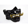 Ghost of Tsushima black fanged mask, Jin Sakai mask, Mempo fanged mask