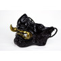 Ghost of Tsushima black fanged mask, Jin Sakai mask, Mempo fanged mask