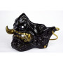 Ghost of Tsushima dark bronze fanged mask, Jin Sakai mask, Mempo fanged mask