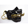Ghost of Tsushima dark bronze fanged mask, Jin Sakai mask, Mempo fanged mask